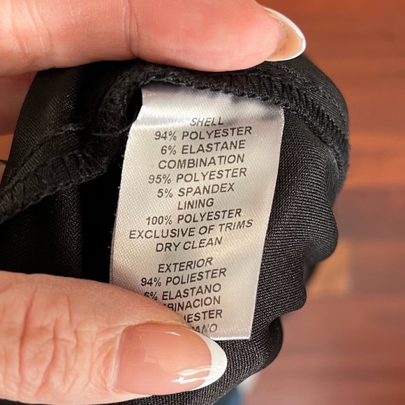 Eliza J Sequin Fringe Long Sleeve Jumpsuit Black 8 Evening Black Tie - Picture 14 of 14